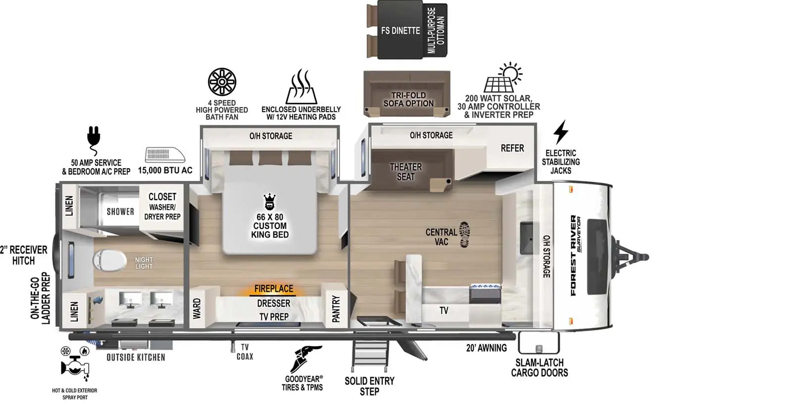 268FKBS Floorplan Image